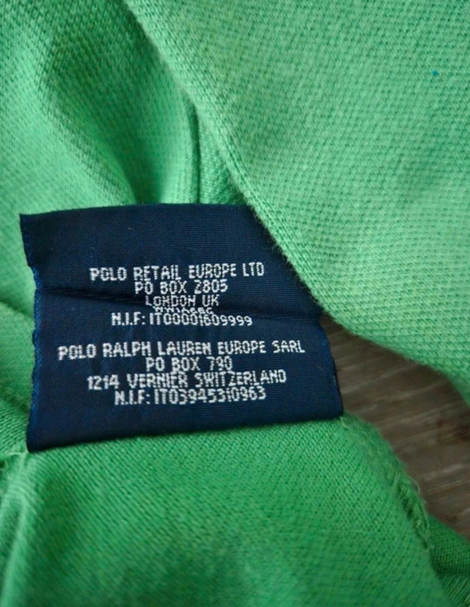 Groene polo met lange mouwen. Polo Ralph Lauren. Maat 12/ 14 jaar – photo 7